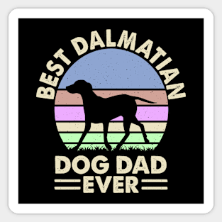 Best Dalmatian Dog Dad Ever | Funny Father's Day Sticker